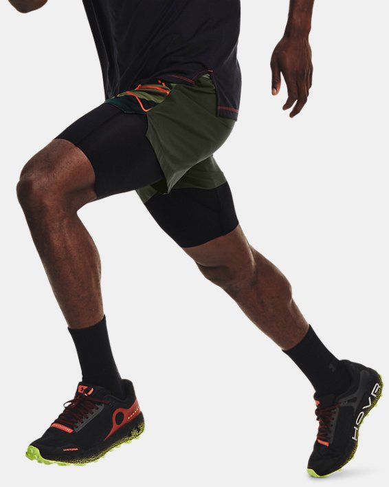 Men's UA Run Anywhere Shorts, Green, pdpMainDesktop image number 3